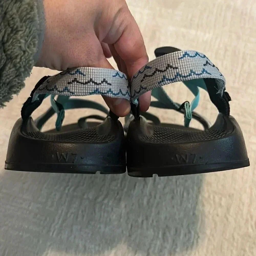 Chaco United By Blue Collab Z2 Classic Strappy Sandals Vibram Soles Women’s Sz 7 - Picture 5 of 10